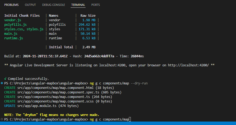 create map component