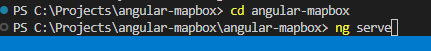 ng serve